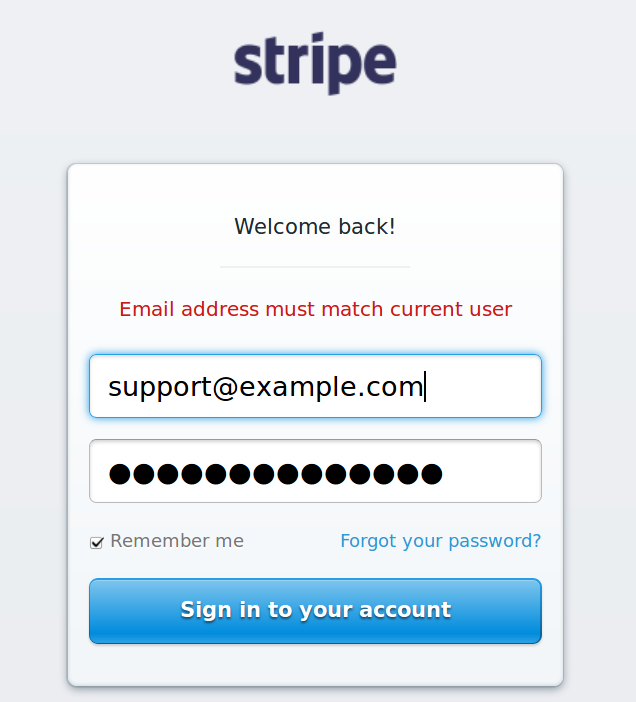 7. stripe error